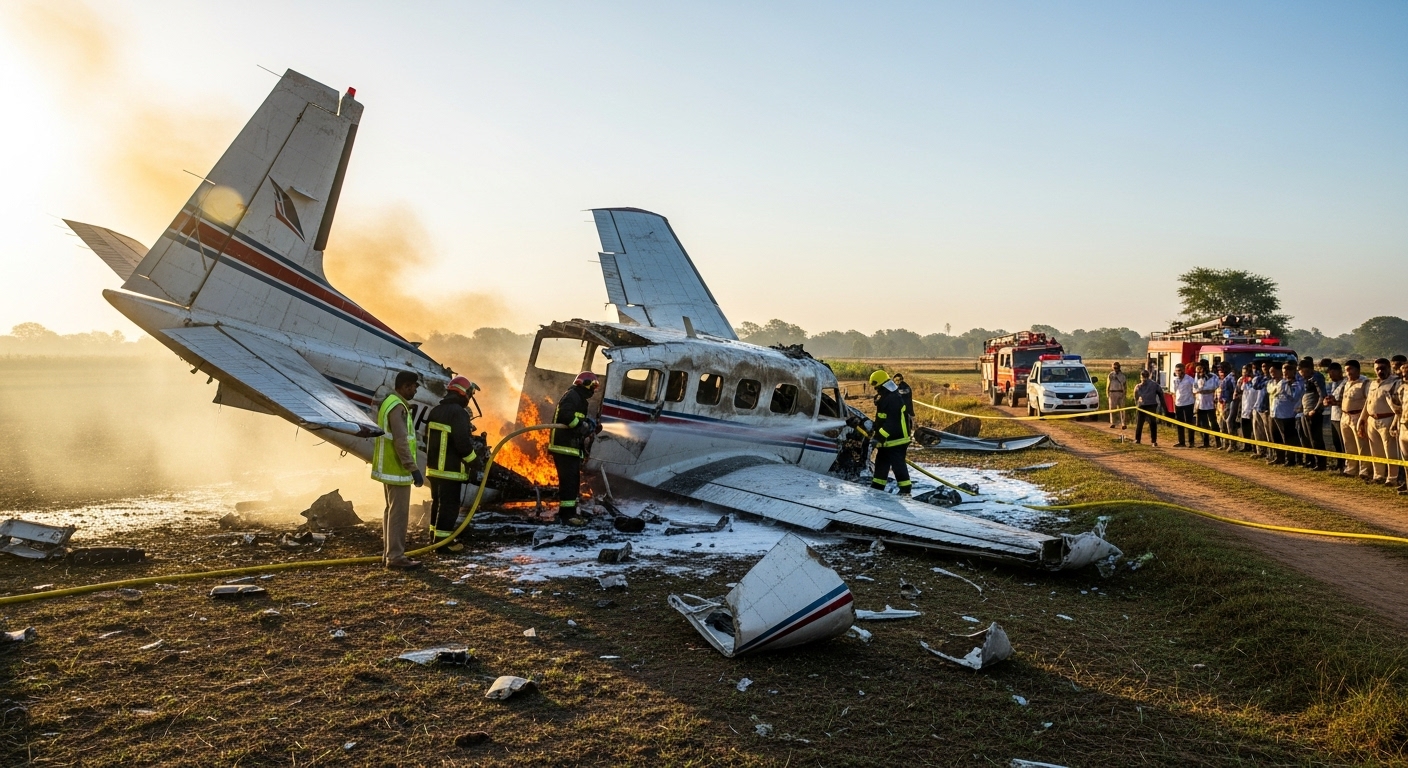 Ajit-Pawar-Dead-After-Plane-Crash-Lands-in-Baramati-Tragic-End-for-Maharashtra-Deputy-CM